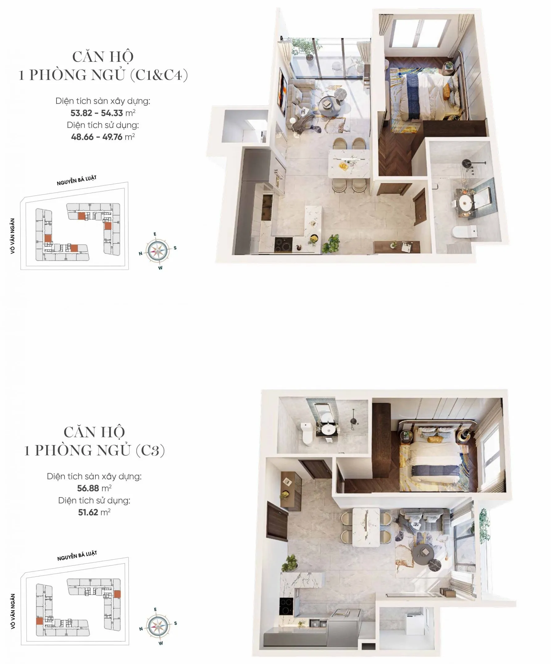 Tổng thể, layout Studio và 1PN+ The Emerald Boulevard được thiết kế linh hoạt, tối ưu công năng và thông thoáng, đặc biệt phù hợp với khách hàng trẻ và nhu cầu đầu tư cho thuê.