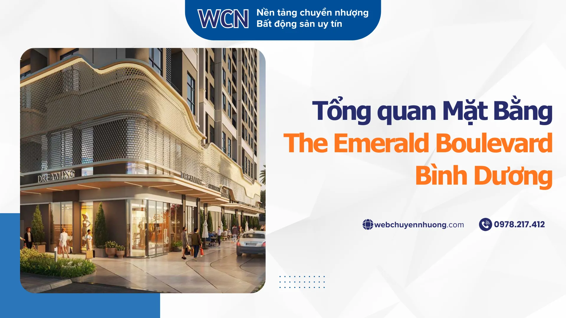 Tổng quan Mặt Bằng The Emerald Boulevard Bình Dương