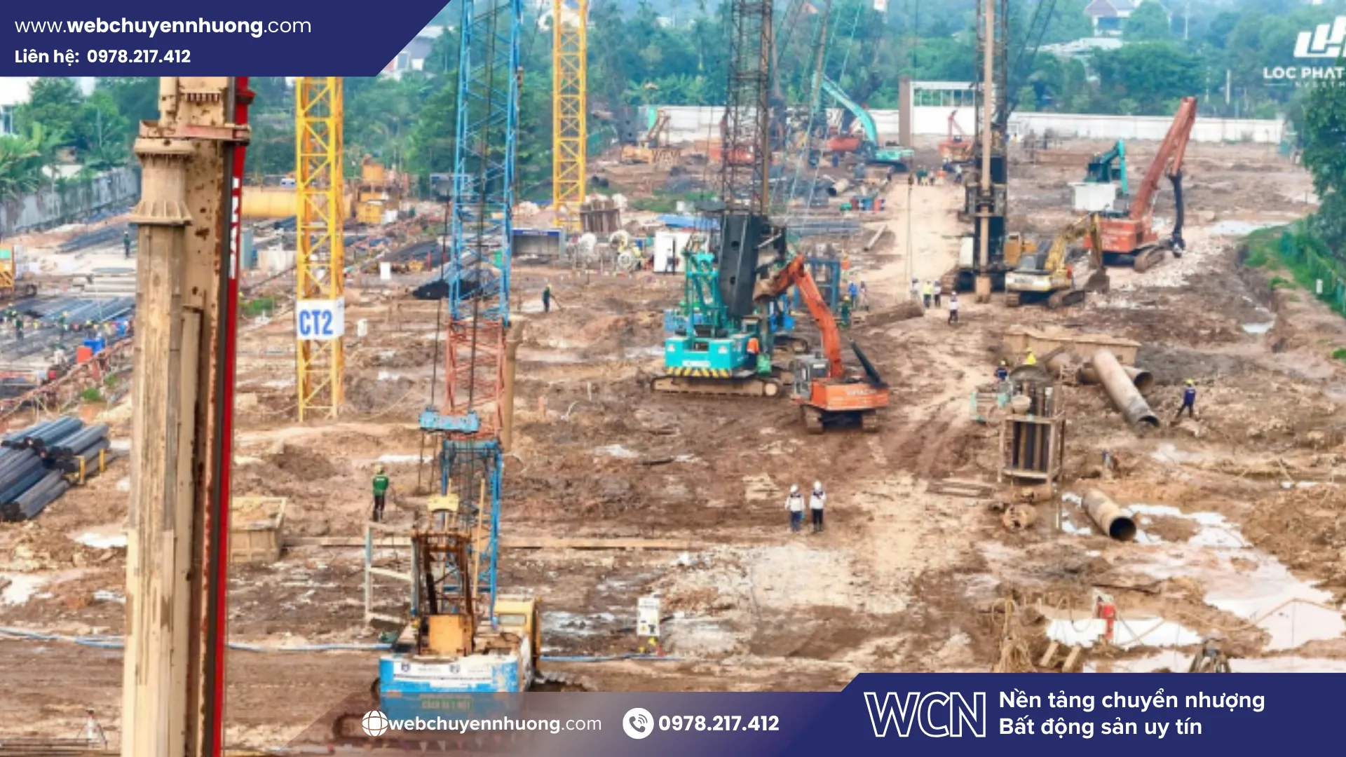 Quá trình lắp dựng cần trục tháp được triển khai theo quy trình kỹ thuật và tiêu chuẩn an toàn nghiêm ngặt, đảm bảo độ chính xác cao trong công tác vận chuyển thép, bê tông và vật liệu lên các cao độ thi công sau này