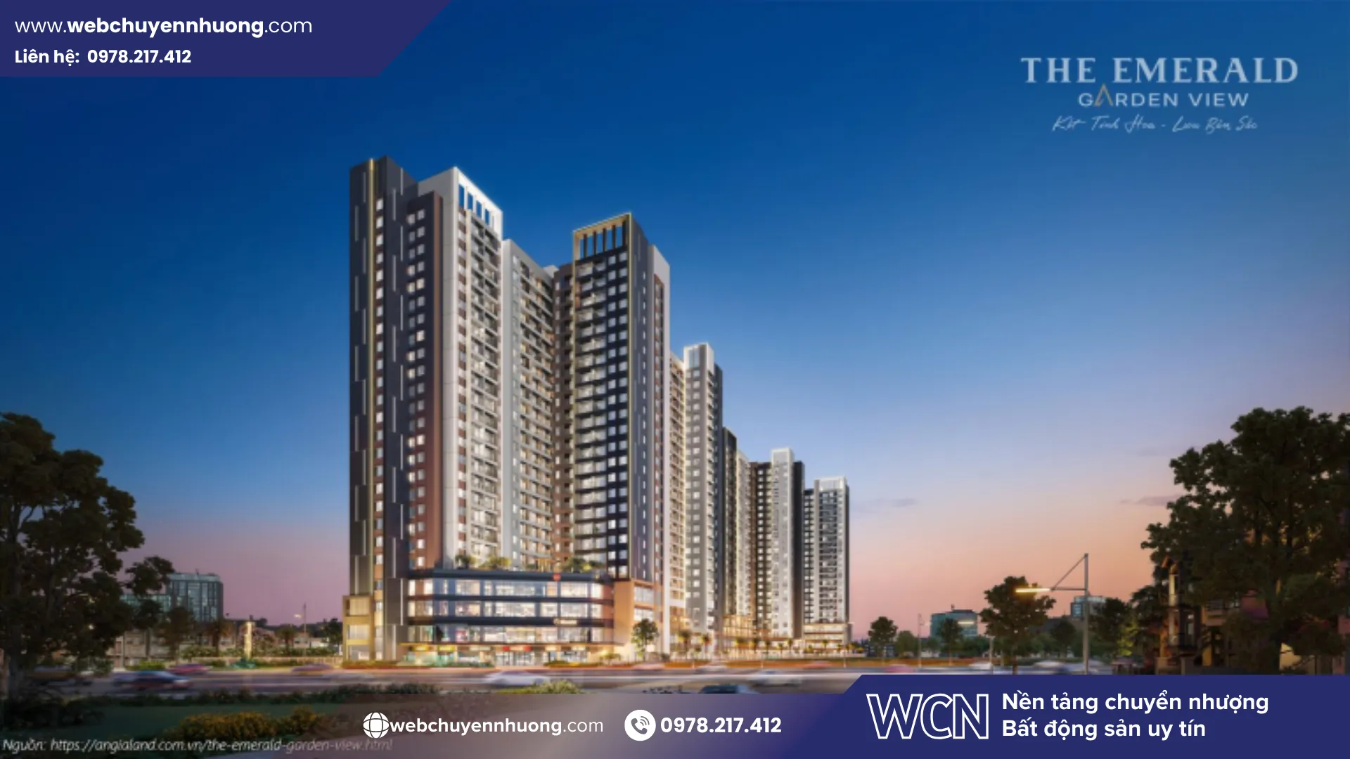 The Emerald Garden View là lựa chọn đáng cân nhắc thay trung tâm TP.HCM nhờ mức giá vừa tầm, vị trí ven sông tại Thuận An và hệ tiện ích phù hợp cho an cư lâu dài.