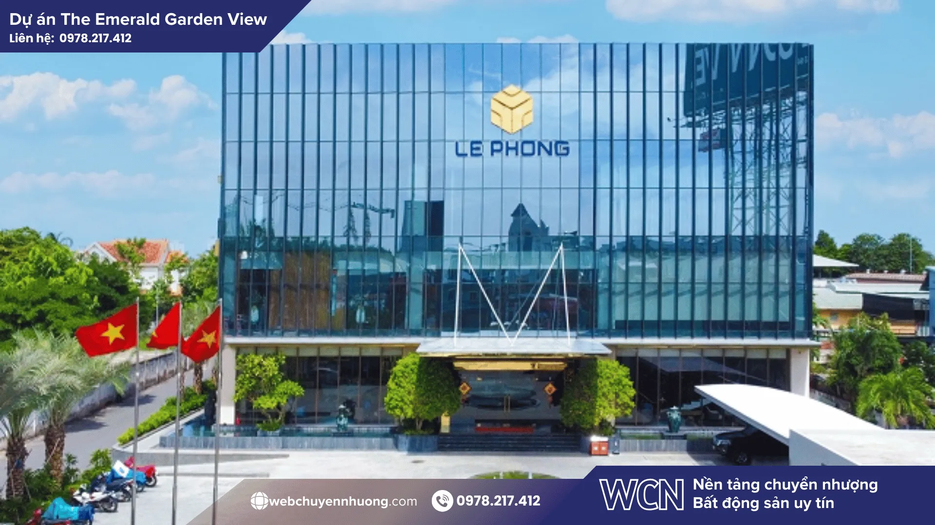 Chủ đầu tư dự án Emerald Garden View là Tập đoàn Lê Phong hợp tác Coteccons