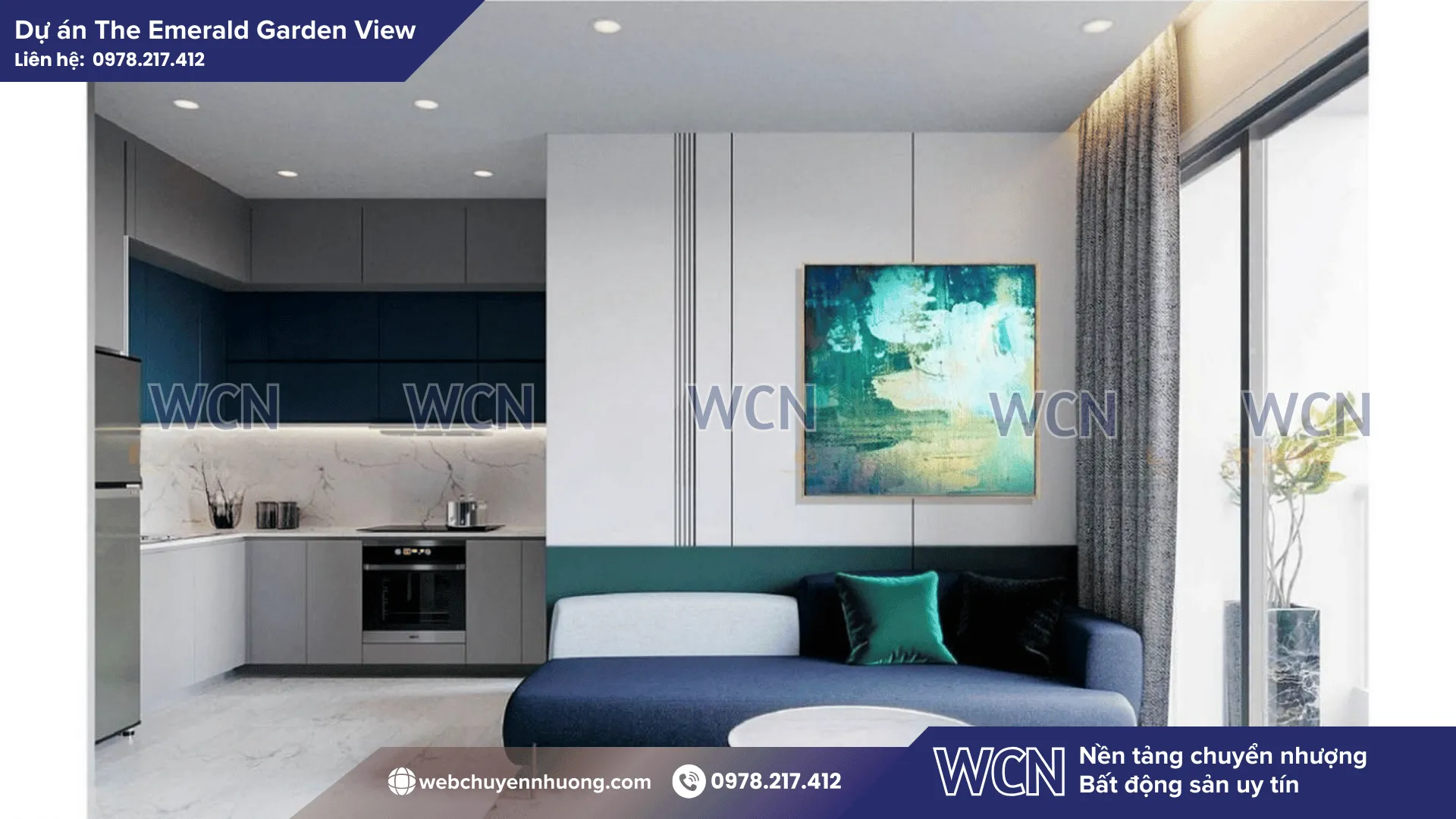 Nội thất bàn giao căn hộ The Emerald Garden View đảm bảo tiêu chuẩn chất lượng tốt