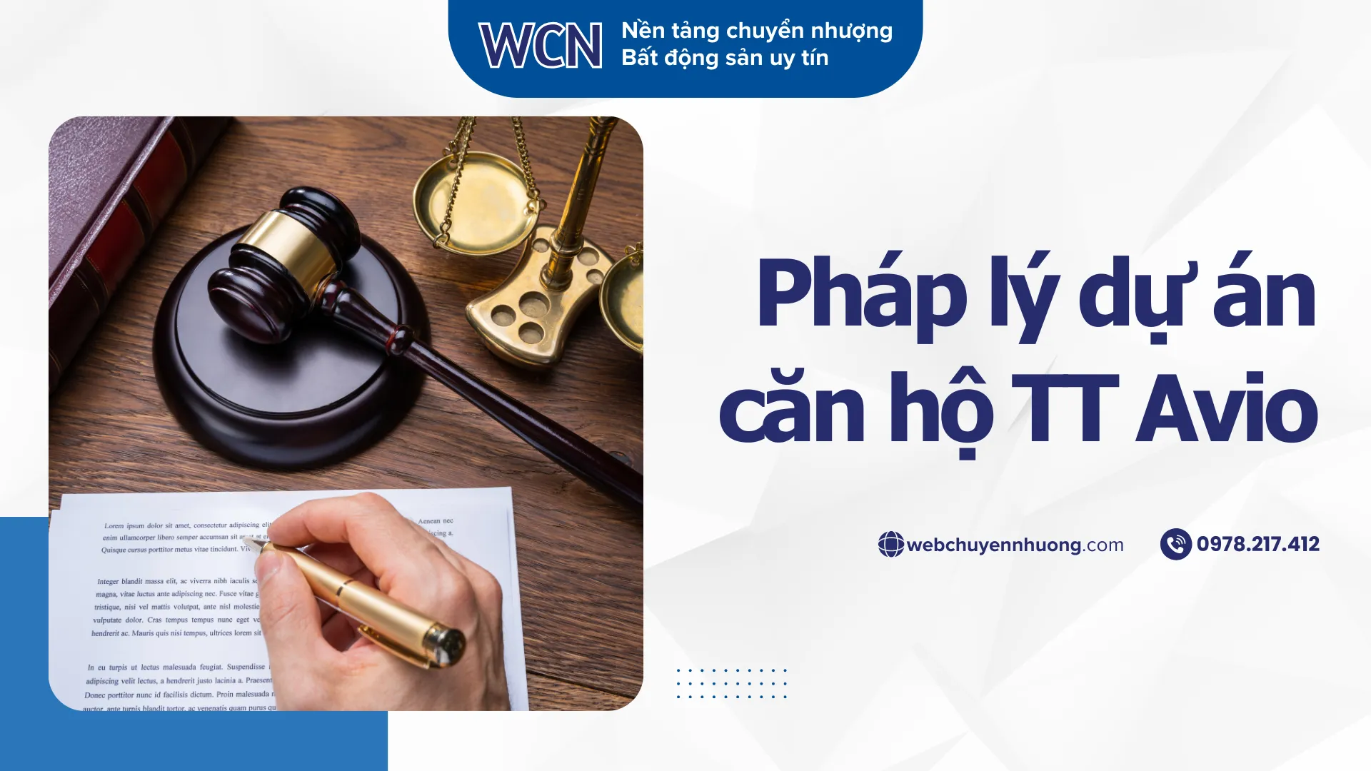 Pháp Lý Dự Án Căn Hộ TT Avio mới nhất năm 2026
