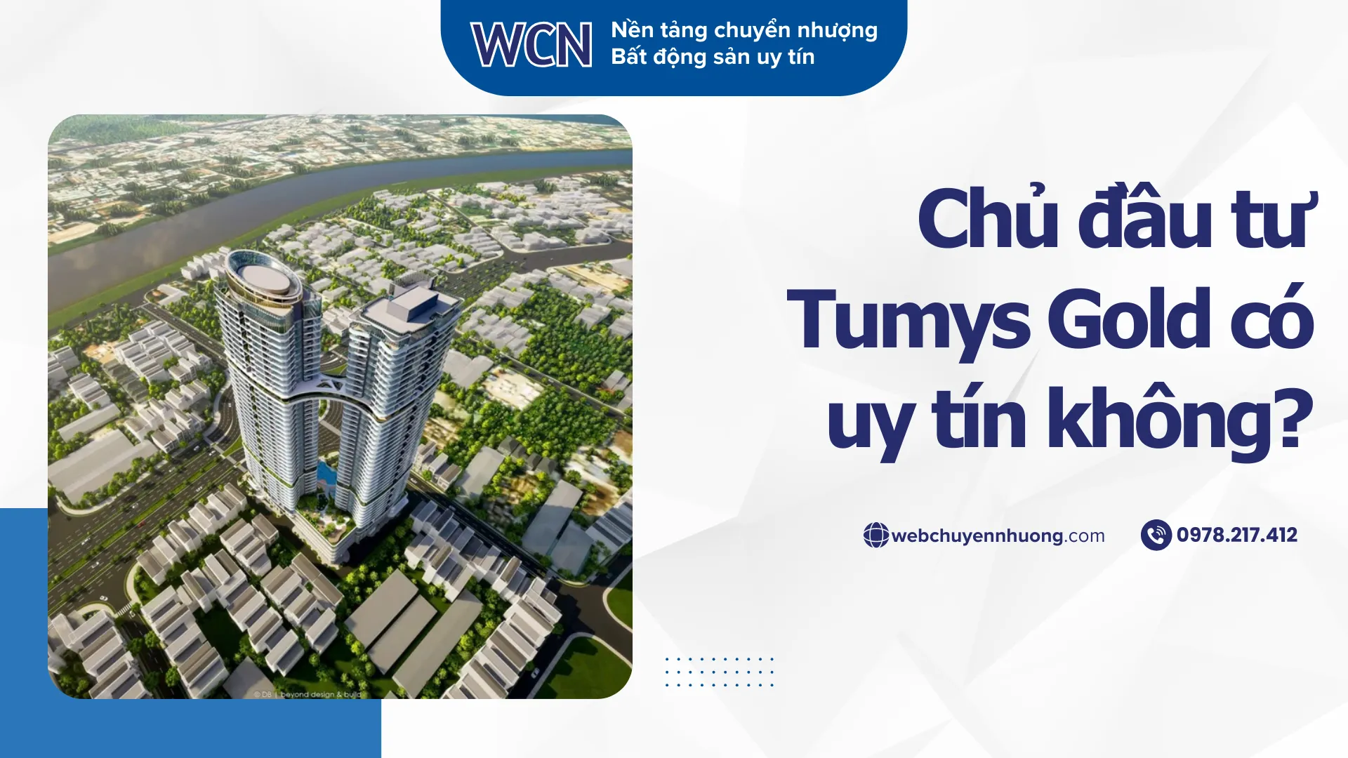 Chủ đầu tư Tumys Gold có uy tín không?